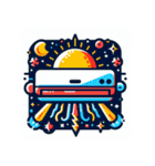 シンプル夏アイコン - 涼しく楽しく！（個別スタンプ：40）
