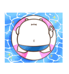 デブくま（夏デブ）（個別スタンプ：2）