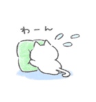 感情を伝える白いこねこスタンプ（個別スタンプ：28）
