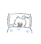 感情を伝える白いこねこスタンプ（個別スタンプ：38）
