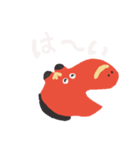 すこやかな赤べこ（個別スタンプ：1）