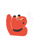 すこやかな赤べこ（個別スタンプ：5）