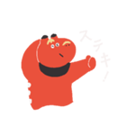 すこやかな赤べこ（個別スタンプ：14）