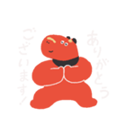 すこやかな赤べこ（個別スタンプ：18）