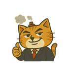 お灸ねこ・ヒロシの日常（個別スタンプ：1）