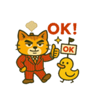お灸ねこ・ヒロシの日常（個別スタンプ：3）