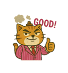 お灸ねこ・ヒロシの日常（個別スタンプ：4）