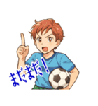 サッカー 男子 部活 スポーツ  (小)（個別スタンプ：9）