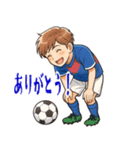 サッカー 男子 部活 スポーツ  (小)（個別スタンプ：21）