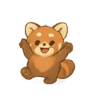 いたずらレッサーパンダ パンディ（個別スタンプ：11）