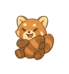 いたずらレッサーパンダ パンディ（個別スタンプ：12）