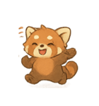 いたずらレッサーパンダ パンディ（個別スタンプ：14）
