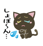 黒猫のオッドアイちゃん【日常】デカ文字（個別スタンプ：37）