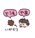 ハリネズミです.（個別スタンプ：40）