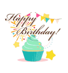 かわいい誕生日＆年中行事♪お祝い（個別スタンプ：2）