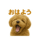 まろの毎日スタンプ（まるぷー♀）成長期（個別スタンプ：4）