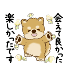 柴犬 2025 「丁寧な言葉・気遣い」（個別スタンプ：19）