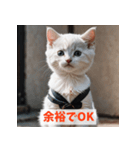 子猫が返事（肯定のみ）（個別スタンプ：6）