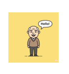 こんにちは！世界中の笑顔たち（個別スタンプ：4）