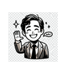 こんにちは！世界中の笑顔たち（個別スタンプ：6）