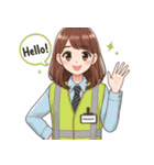こんにちは！世界中の笑顔たち（個別スタンプ：17）