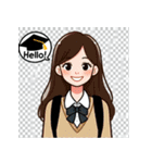 こんにちは！世界中の笑顔たち（個別スタンプ：30）