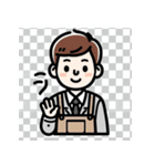 こんにちは！世界中の笑顔たち（個別スタンプ：31）