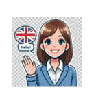 こんにちは！世界中の笑顔たち（個別スタンプ：39）