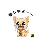 キュートなチワワのLINEスタンプ（個別スタンプ：19）