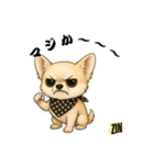 キュートなチワワのLINEスタンプ（個別スタンプ：21）