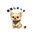 キュートなチワワのLINEスタンプ（個別スタンプ：33）