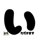 敬語★白黒ねこのていねいスタンプ（個別スタンプ：7）