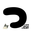 敬語★白黒ねこのていねいスタンプ（個別スタンプ：20）