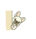 フレンチブルドッグのスタンプです。（個別スタンプ：3）