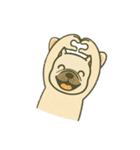 フレンチブルドッグのスタンプです。（個別スタンプ：8）