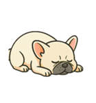 フレンチブルドッグのスタンプです。（個別スタンプ：25）