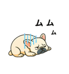 フレンチブルドッグのスタンプです。（個別スタンプ：33）