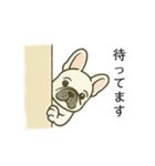 フレンチブルドッグのスタンプです。（個別スタンプ：39）
