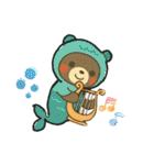 ラクちゃんの楽しいスタンプ（個別スタンプ：7）