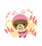 ラクちゃんの楽しいスタンプ（個別スタンプ：12）