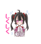 自己肯定感が高いツインテちゃん（個別スタンプ：19）