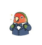 コザクラインコの夏（個別スタンプ：5）