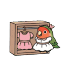 コザクラインコの夏（個別スタンプ：7）