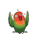コザクラインコの夏（個別スタンプ：11）