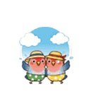 コザクラインコの夏（個別スタンプ：13）