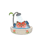 コザクラインコの夏（個別スタンプ：14）
