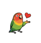 コザクラインコの夏（個別スタンプ：18）