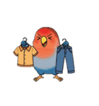 コザクラインコの夏（個別スタンプ：21）