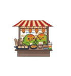コザクラインコの夏（個別スタンプ：35）