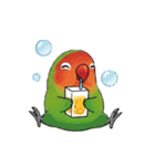 コザクラインコの夏（個別スタンプ：39）